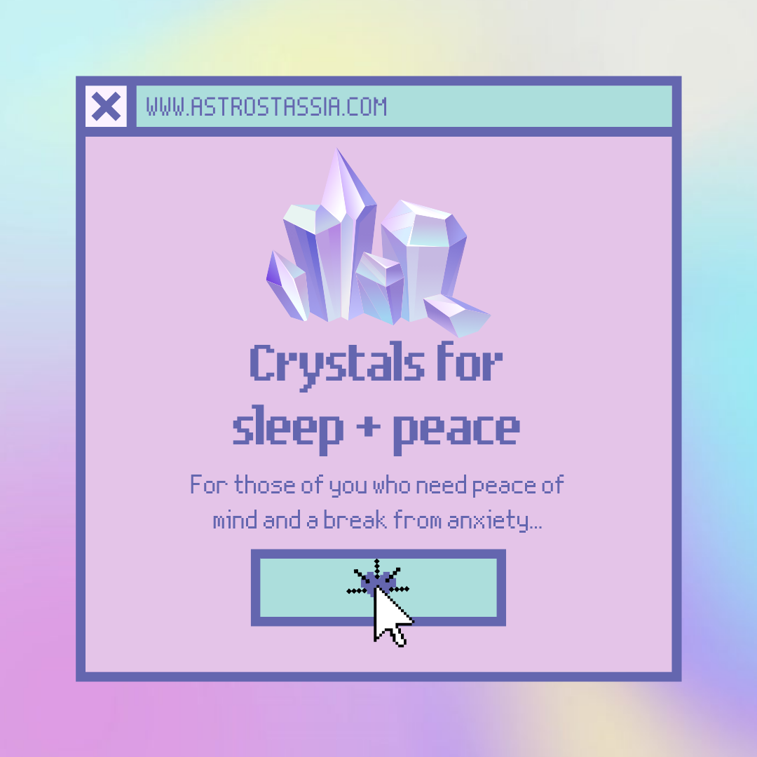 Sleep + Peace crystals