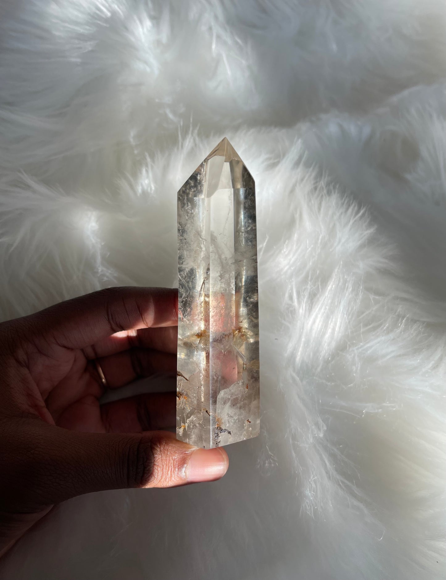 Clear Quartz point (Optic Quartz)