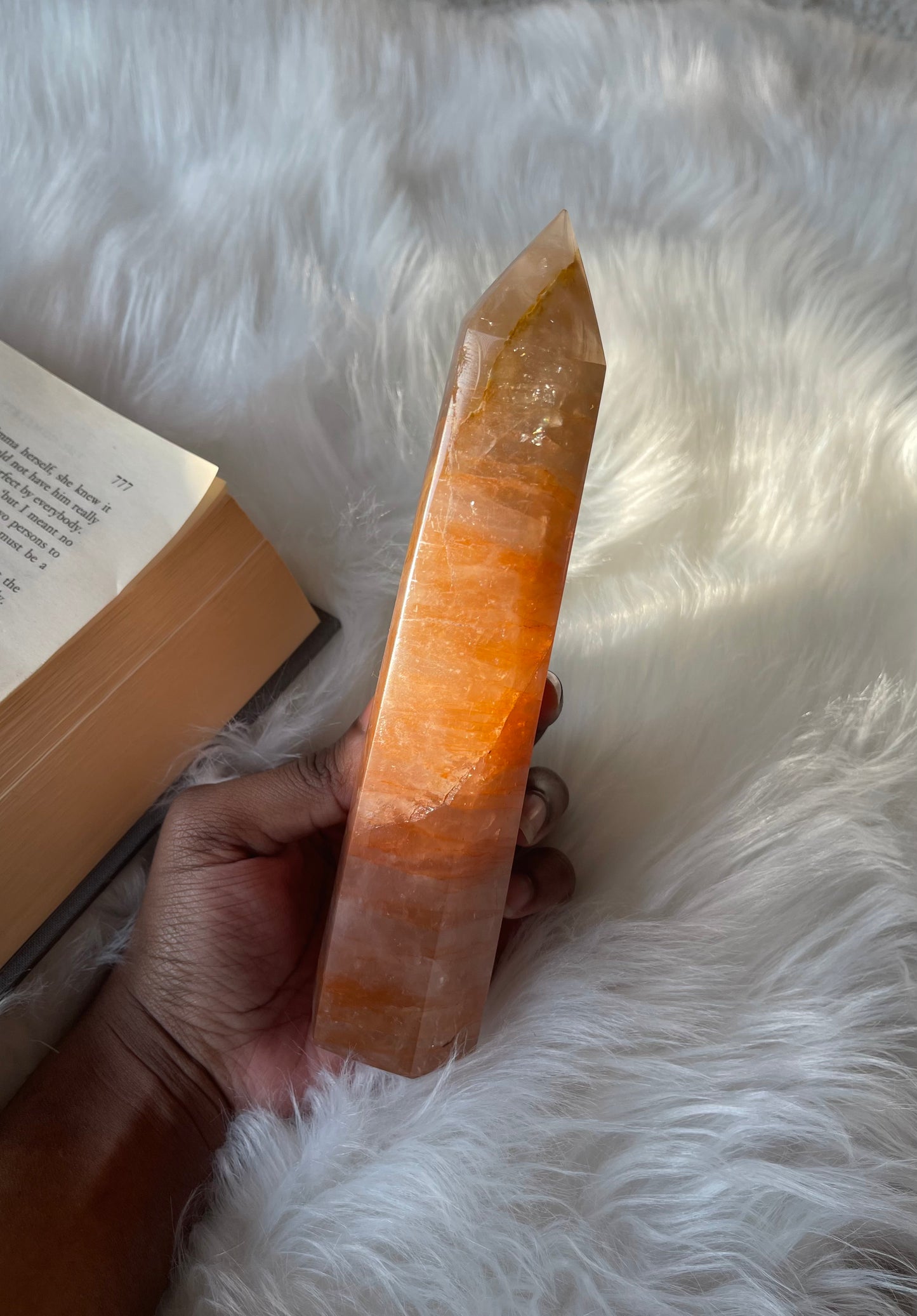 Hematoid Quartz Point