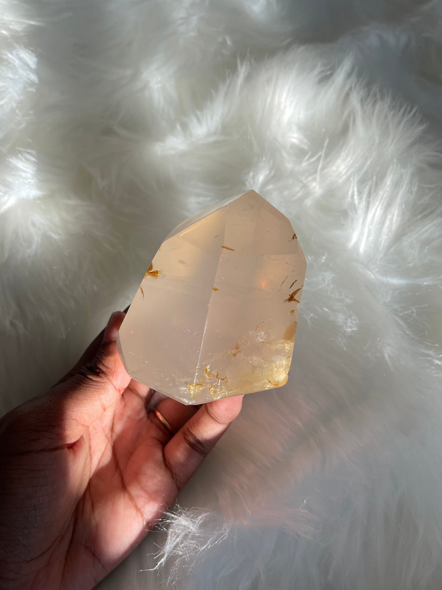 Girasol Quartz point