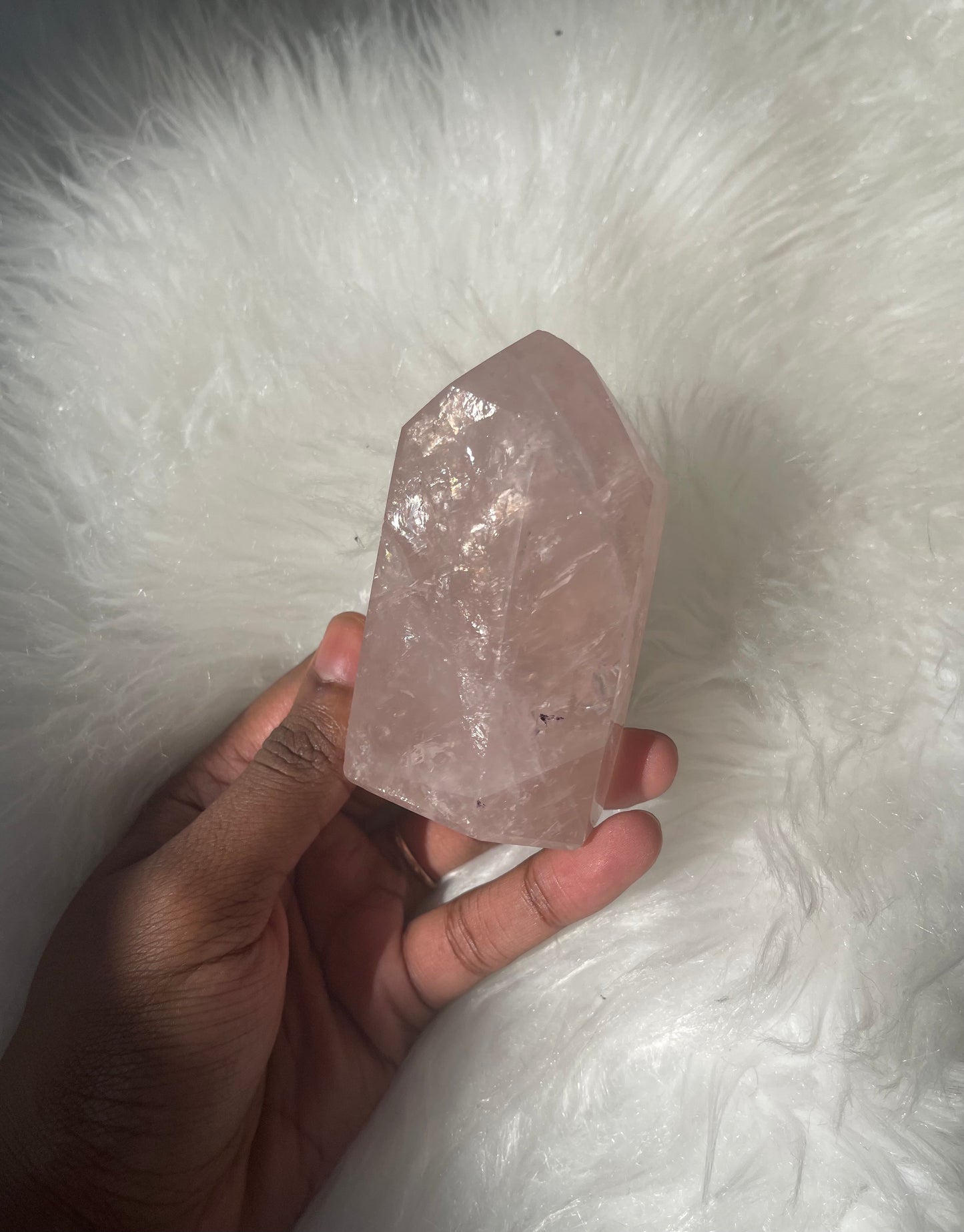 Rose Quartz point