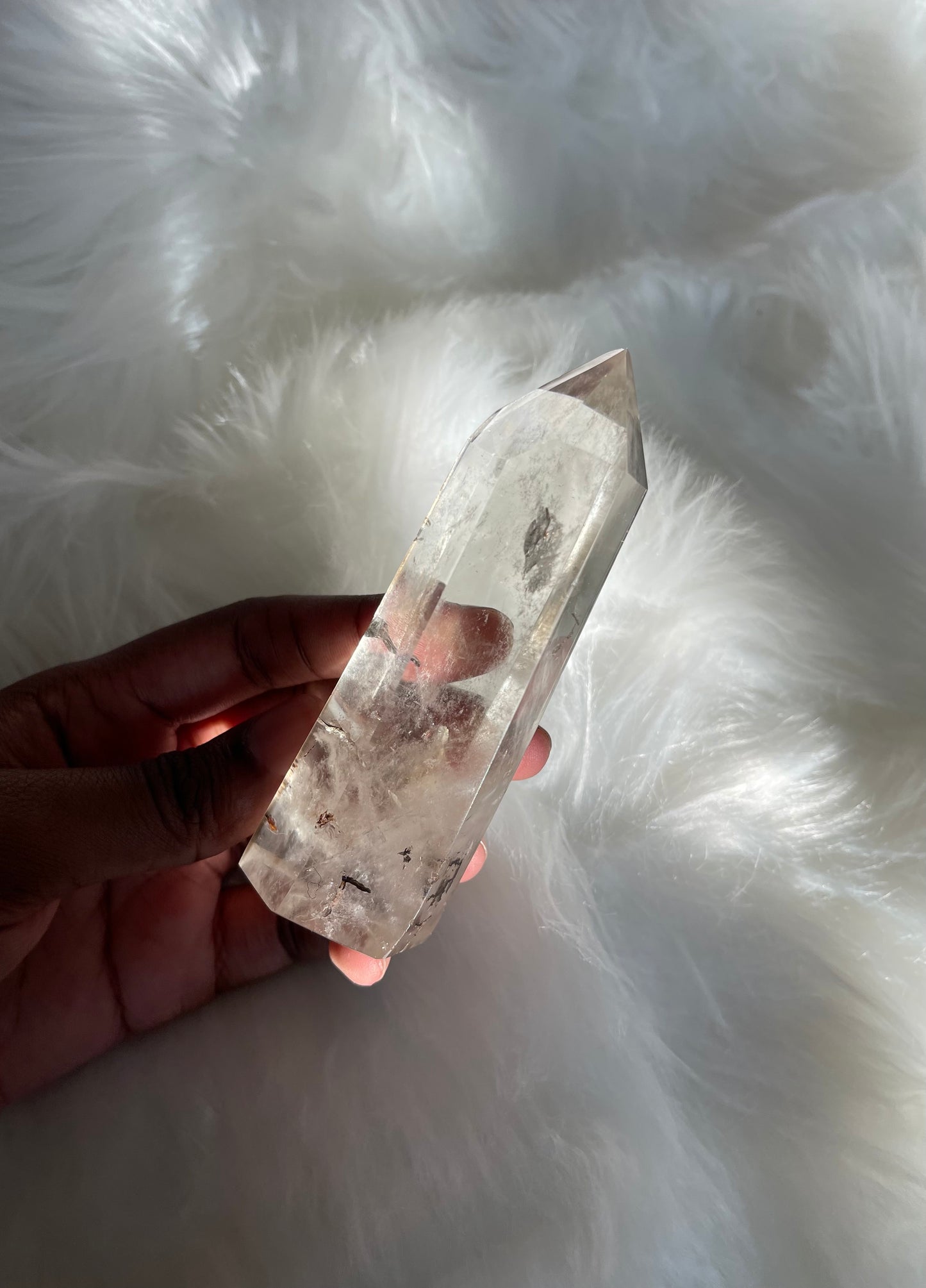 Clear Quartz point (Optic Quartz)