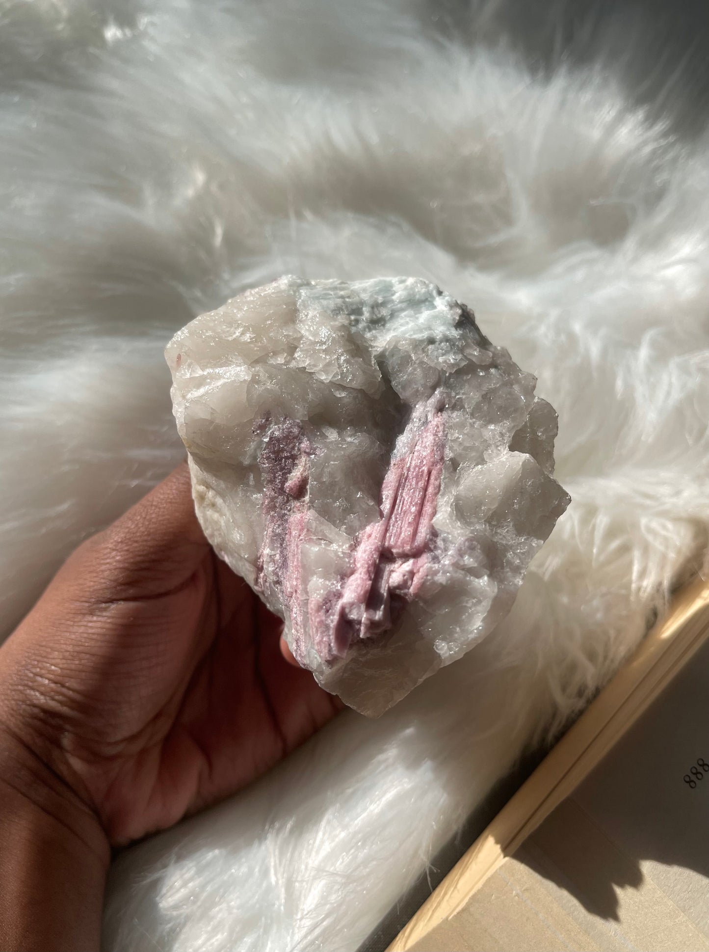 Pink Tourmaline and Lepidolite