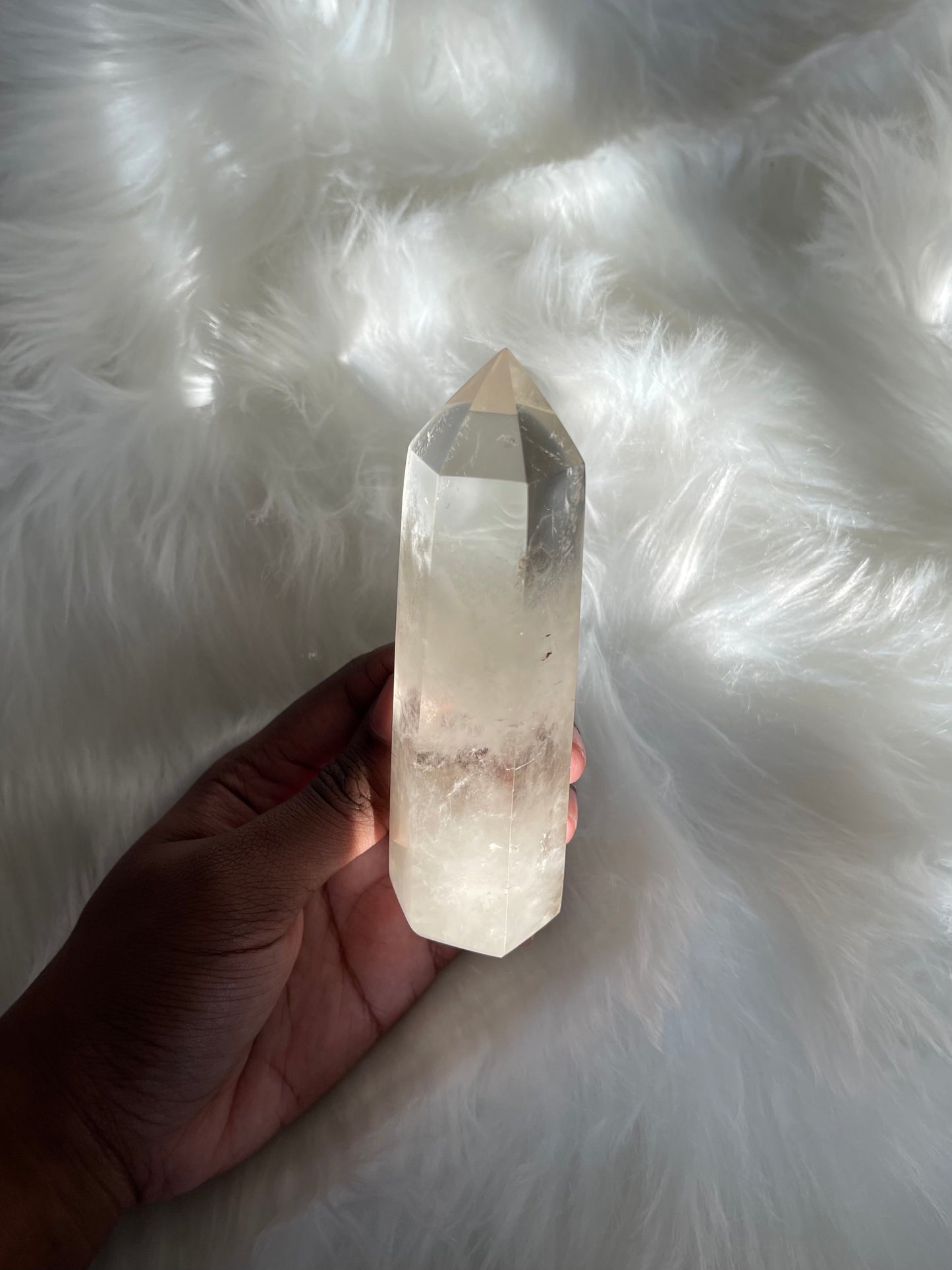 Clear Quartz point (Optic Quartz)