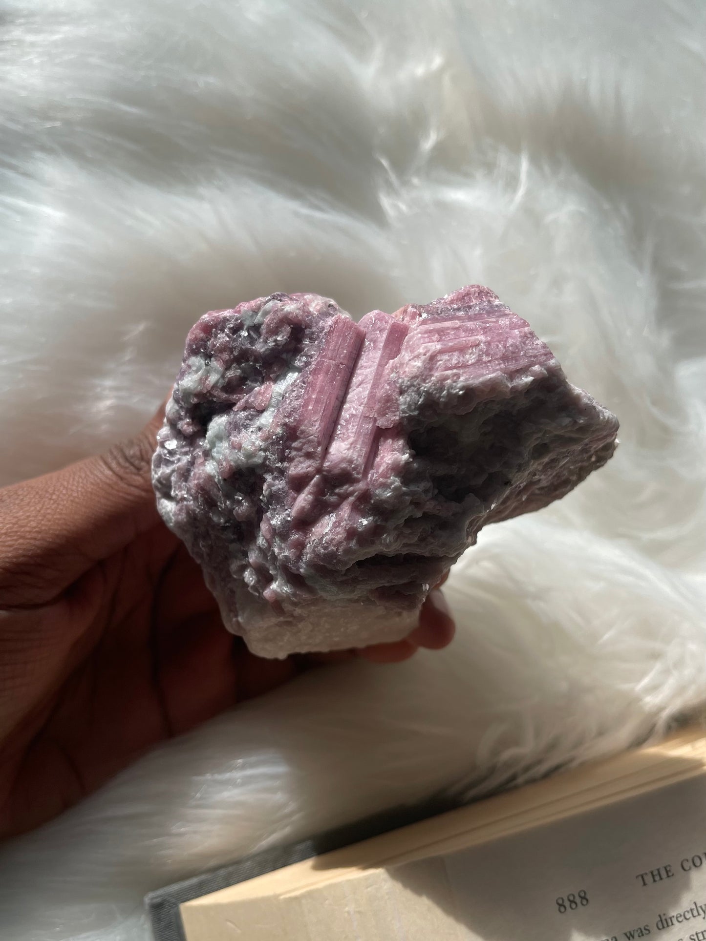 Pink Tourmaline and Lepidolite