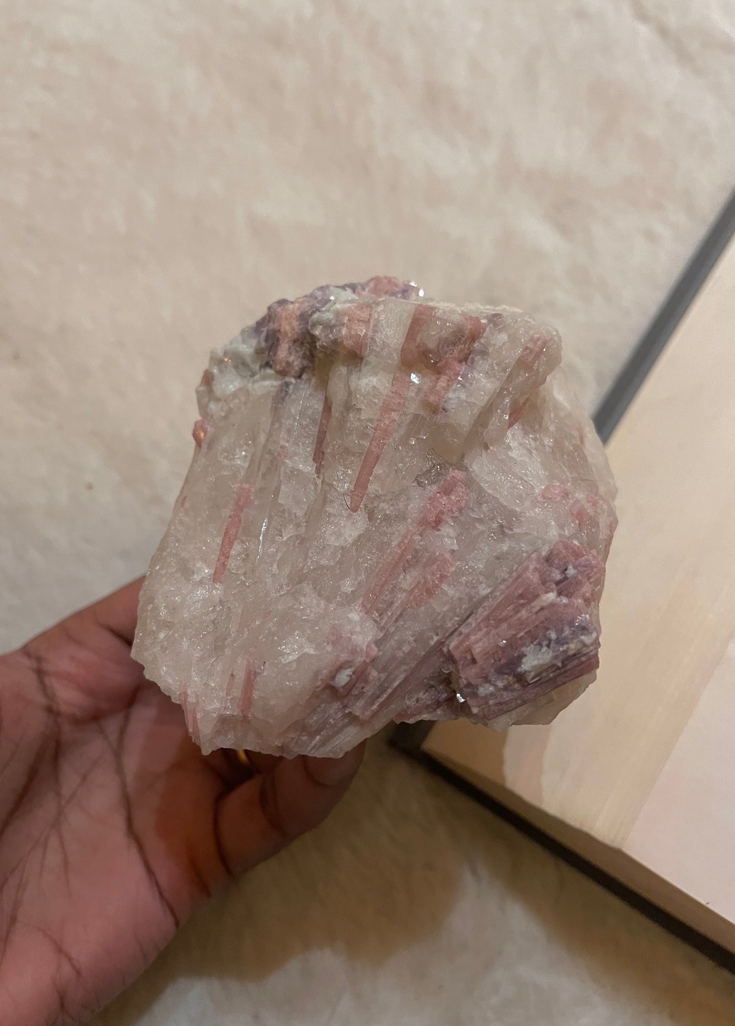 Pink Tourmaline and Lepidolite
