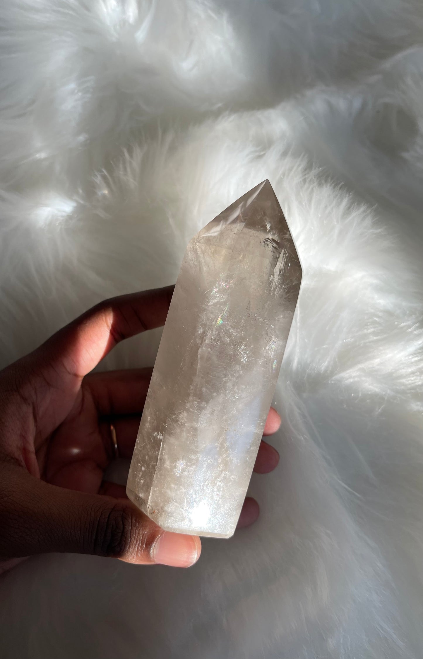 Clear Quartz point (Optic Quartz)
