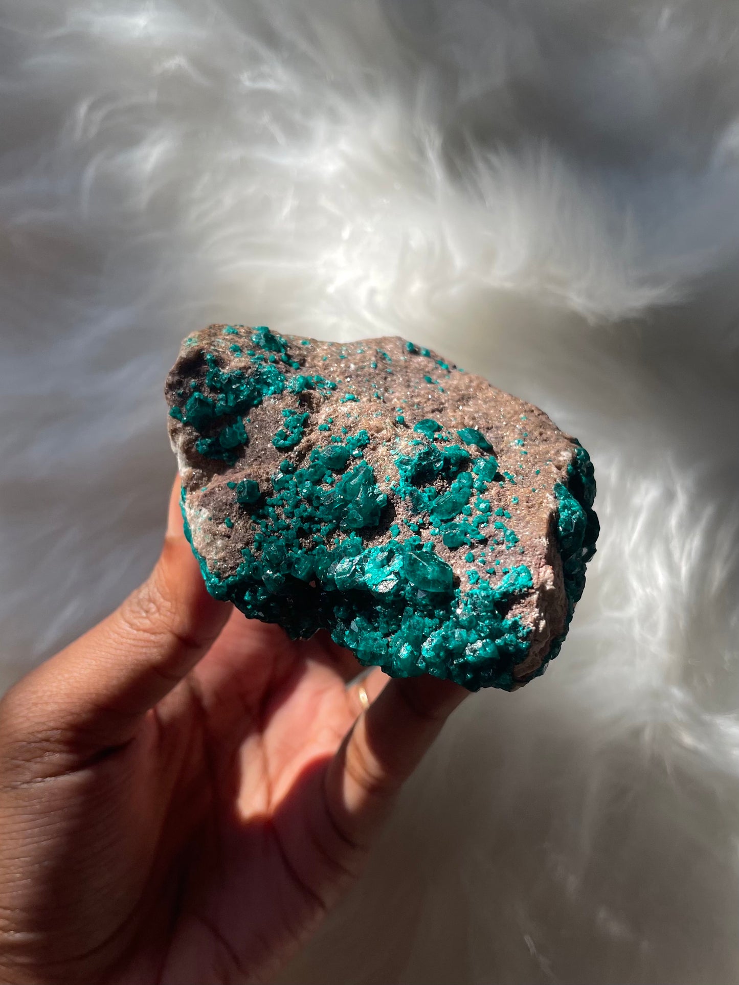 Dioptase - display piece