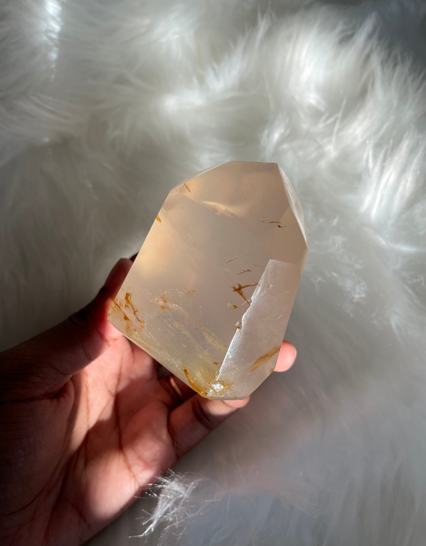 Girasol Quartz point
