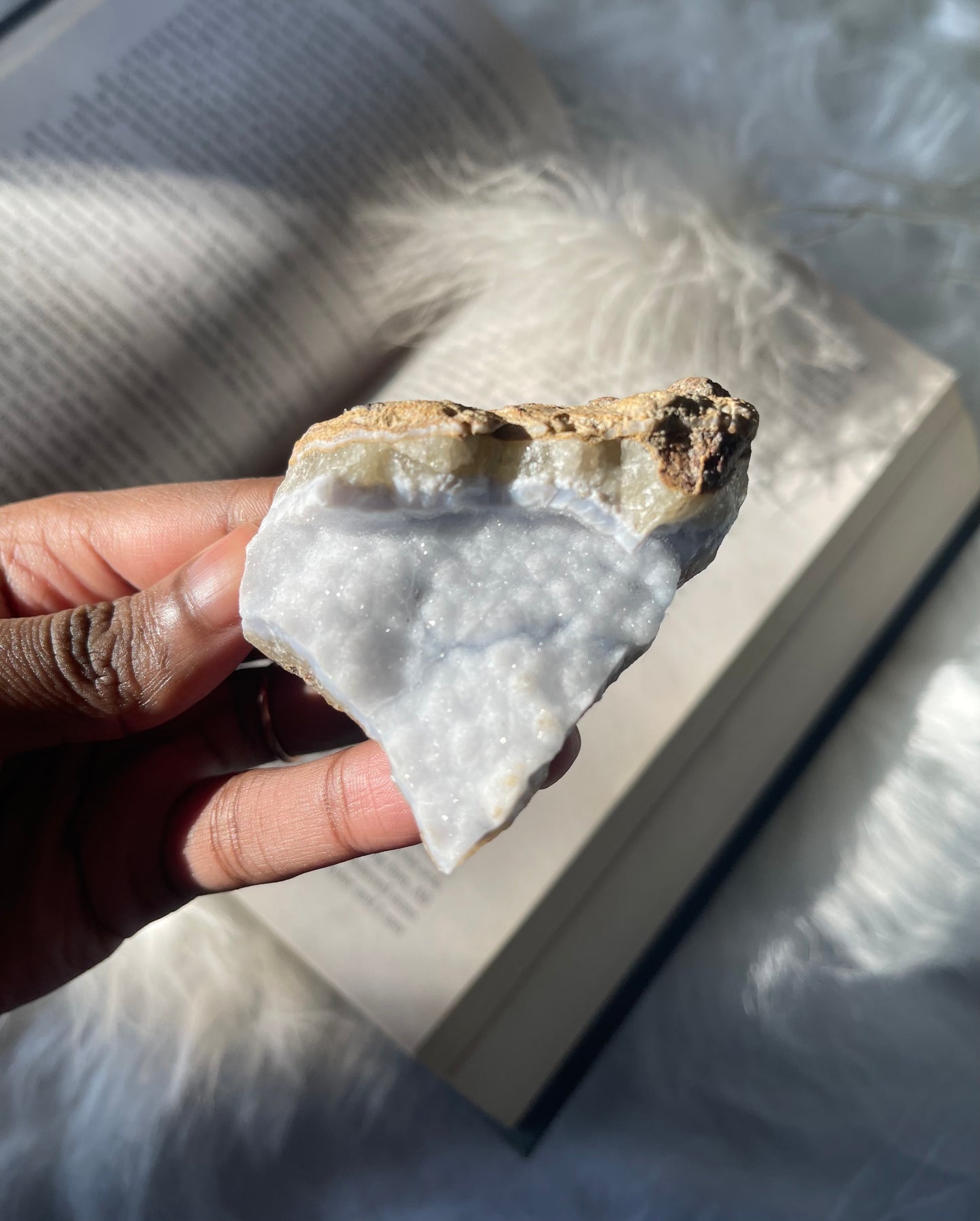 Blue Lace Agate Geode