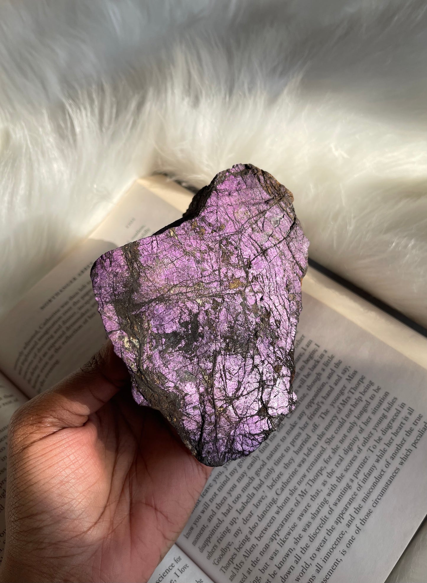 Purpurite display piece