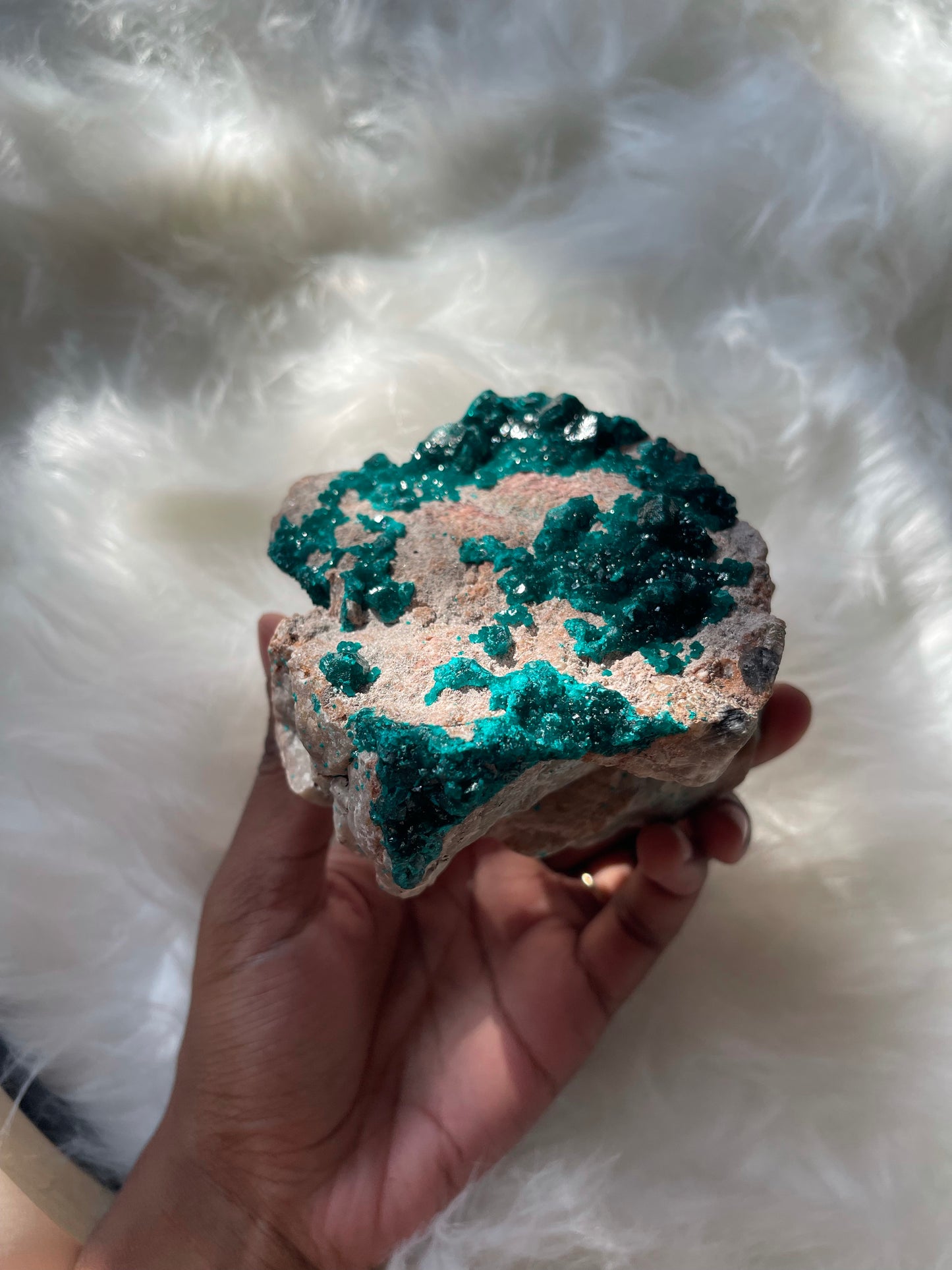 Dioptase - display piece