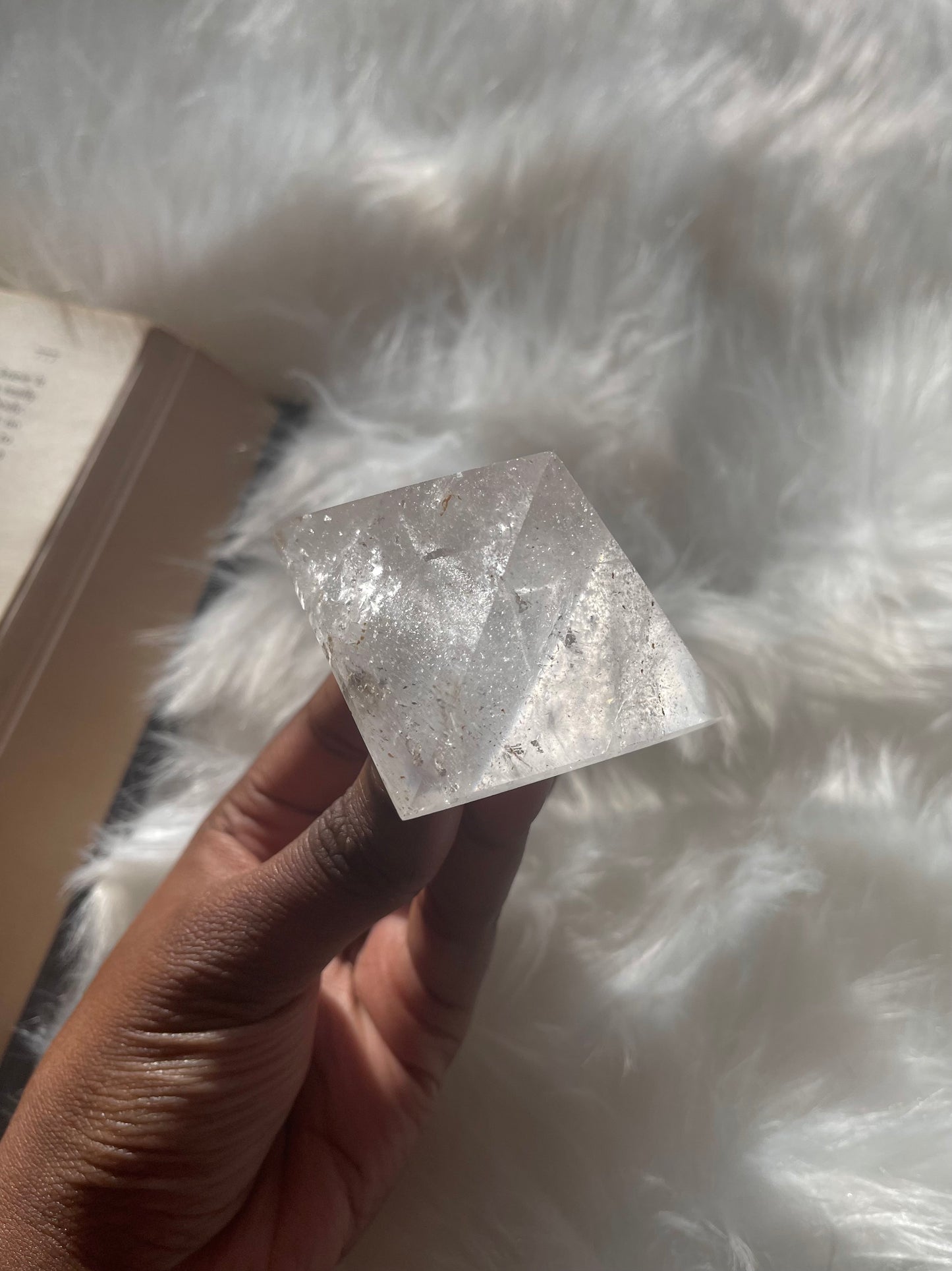 Clear Quartz pyramid
