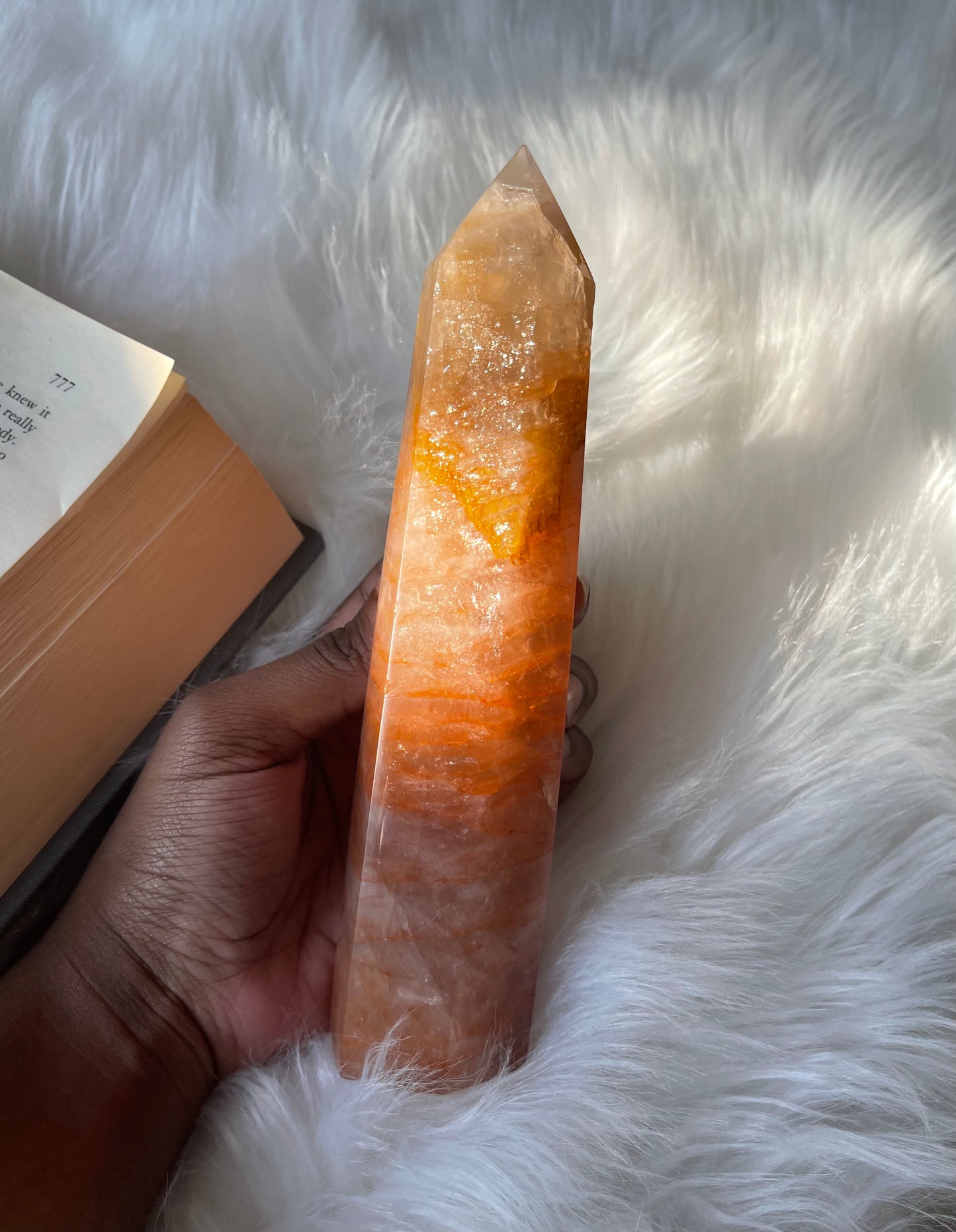 Hematoid Quartz Point