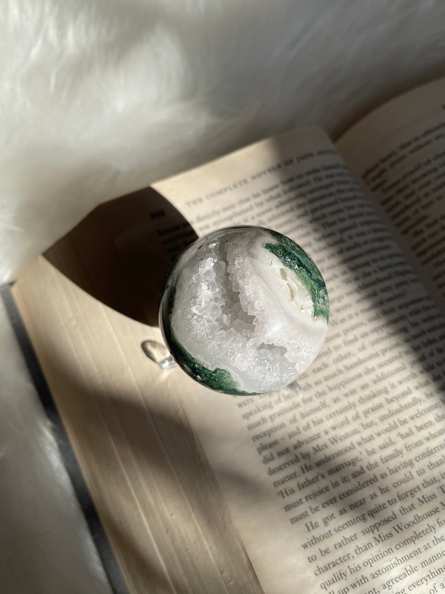 Moss Agate sphere