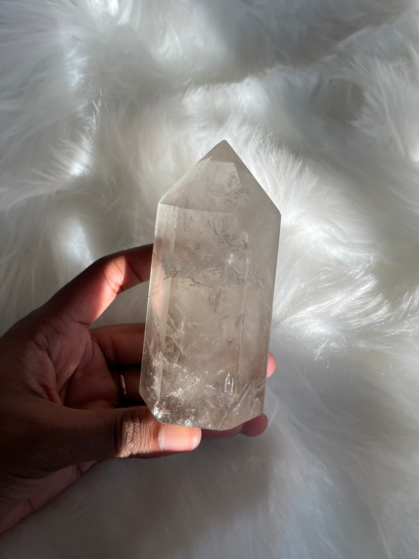 Clear Quartz point (Optic Quartz)