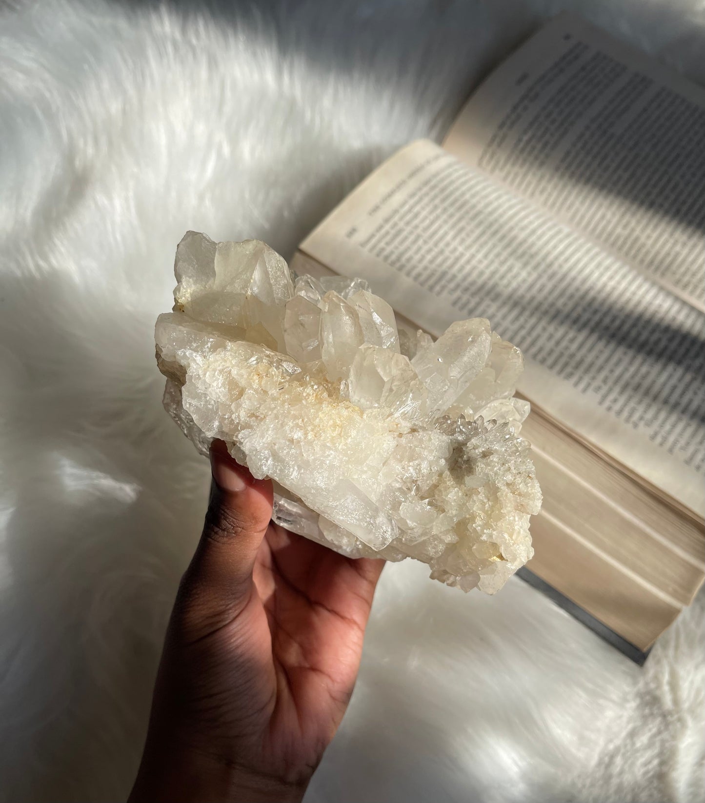 Raw Clear Quartz cluster