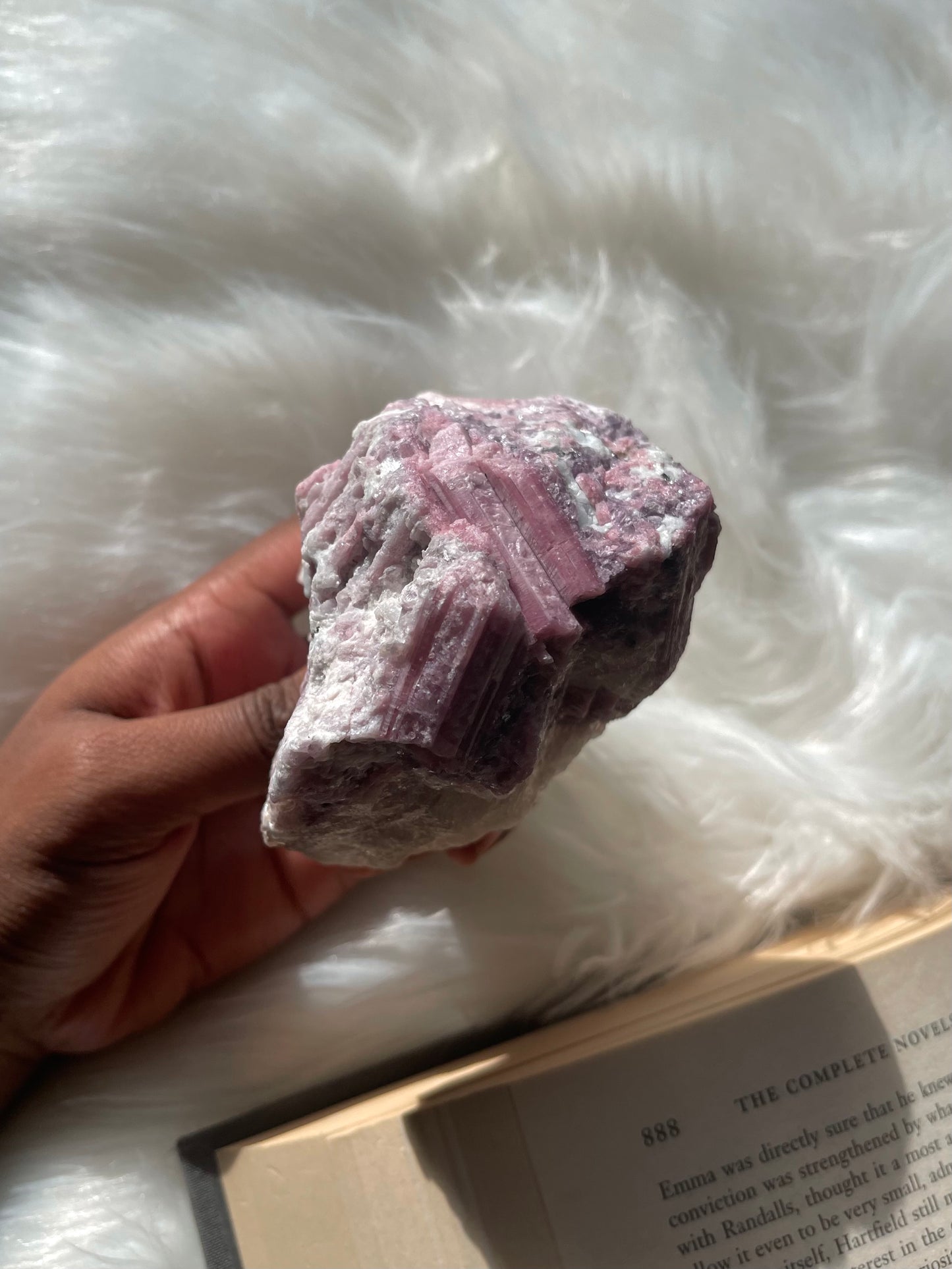 Pink Tourmaline and Lepidolite