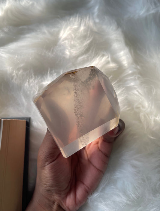 Girasol Quartz faceted