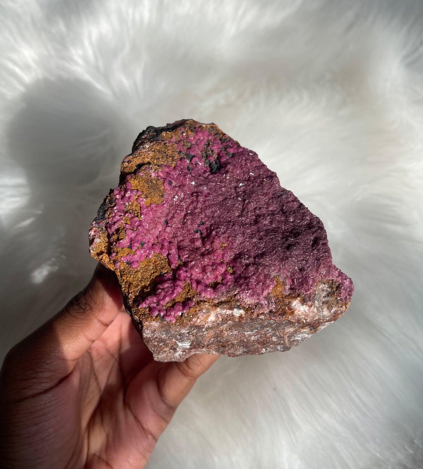 Pink Cobaltoan dolomite