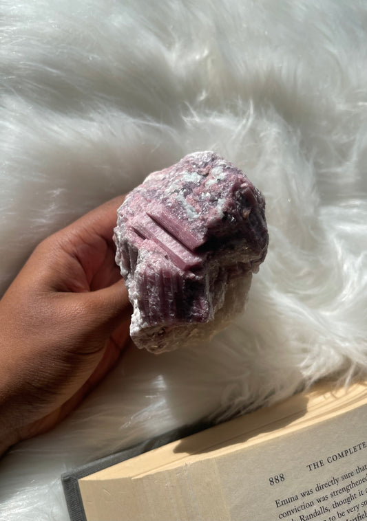 Pink Tourmaline and Lepidolite