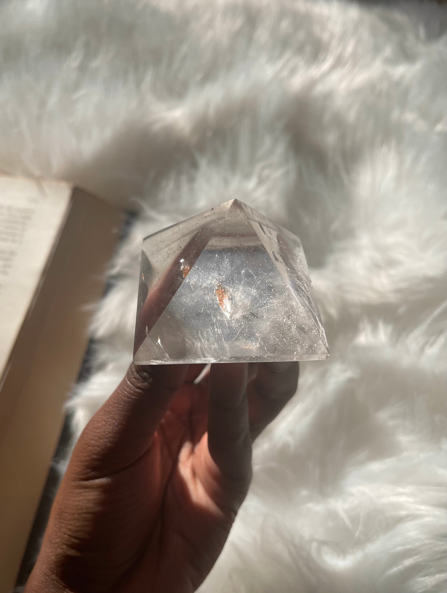 Clear Quartz pyramid