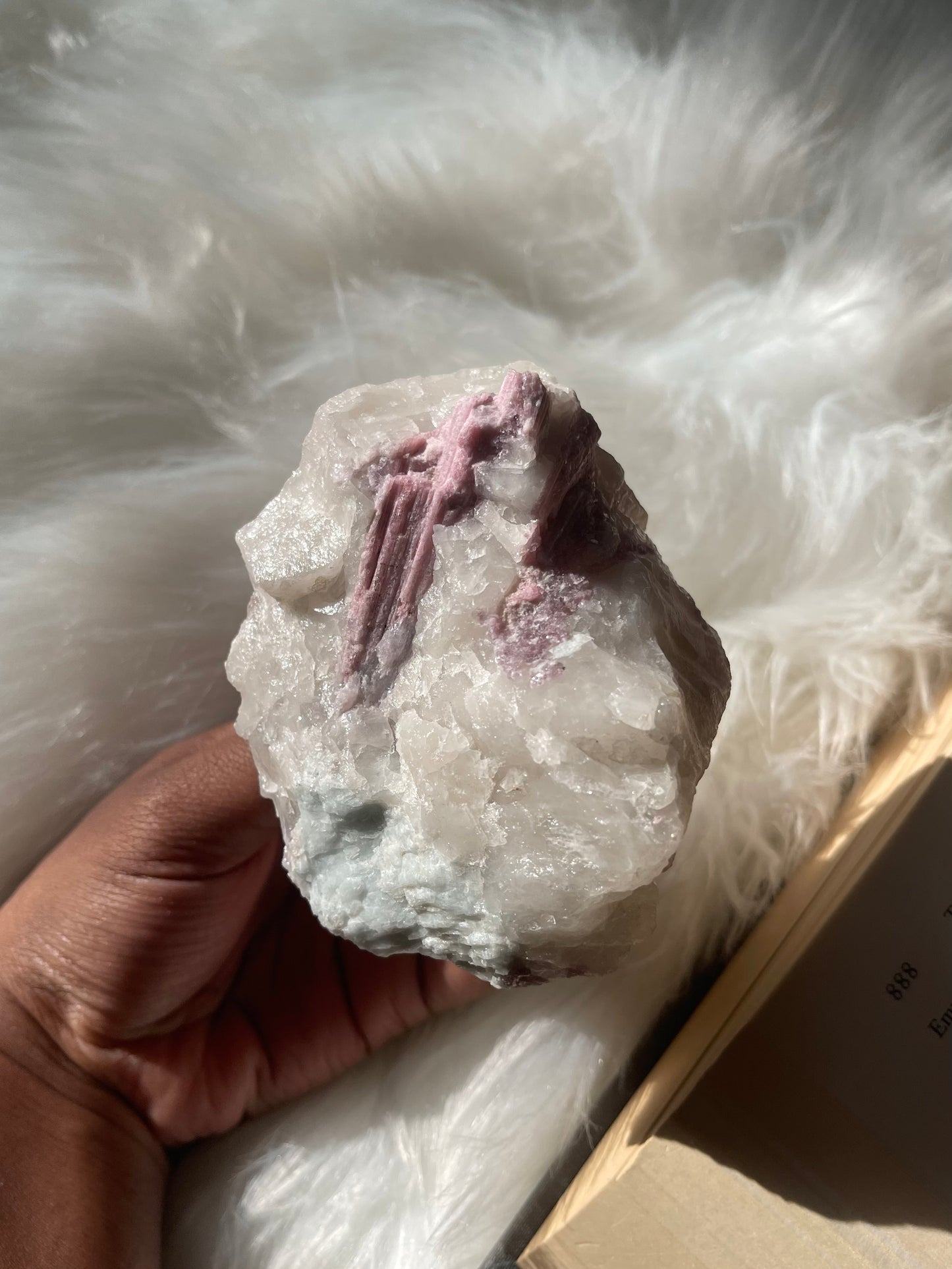 Pink Tourmaline and Lepidolite