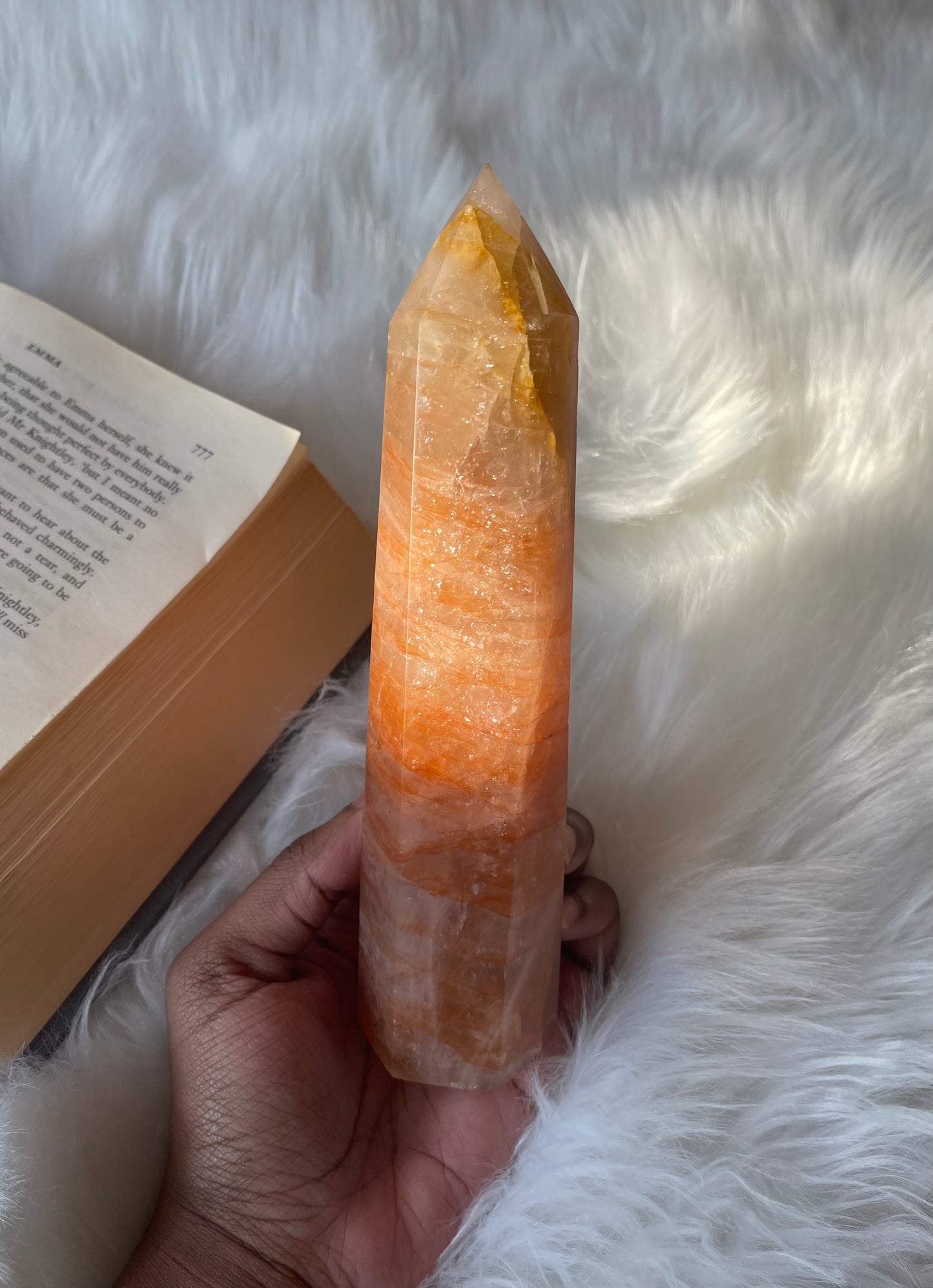 Hematoid Quartz Point