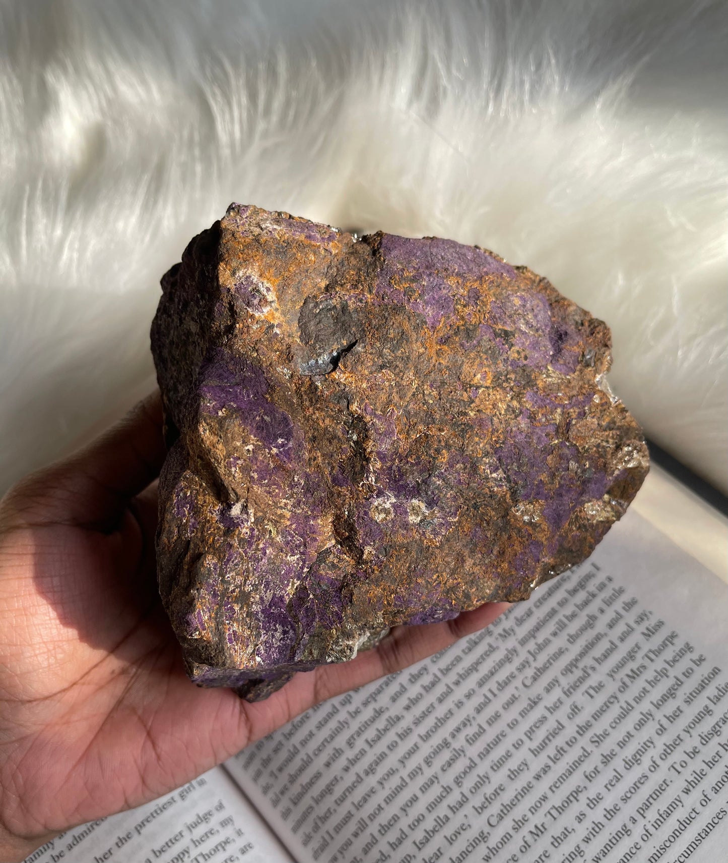 Purpurite display piece