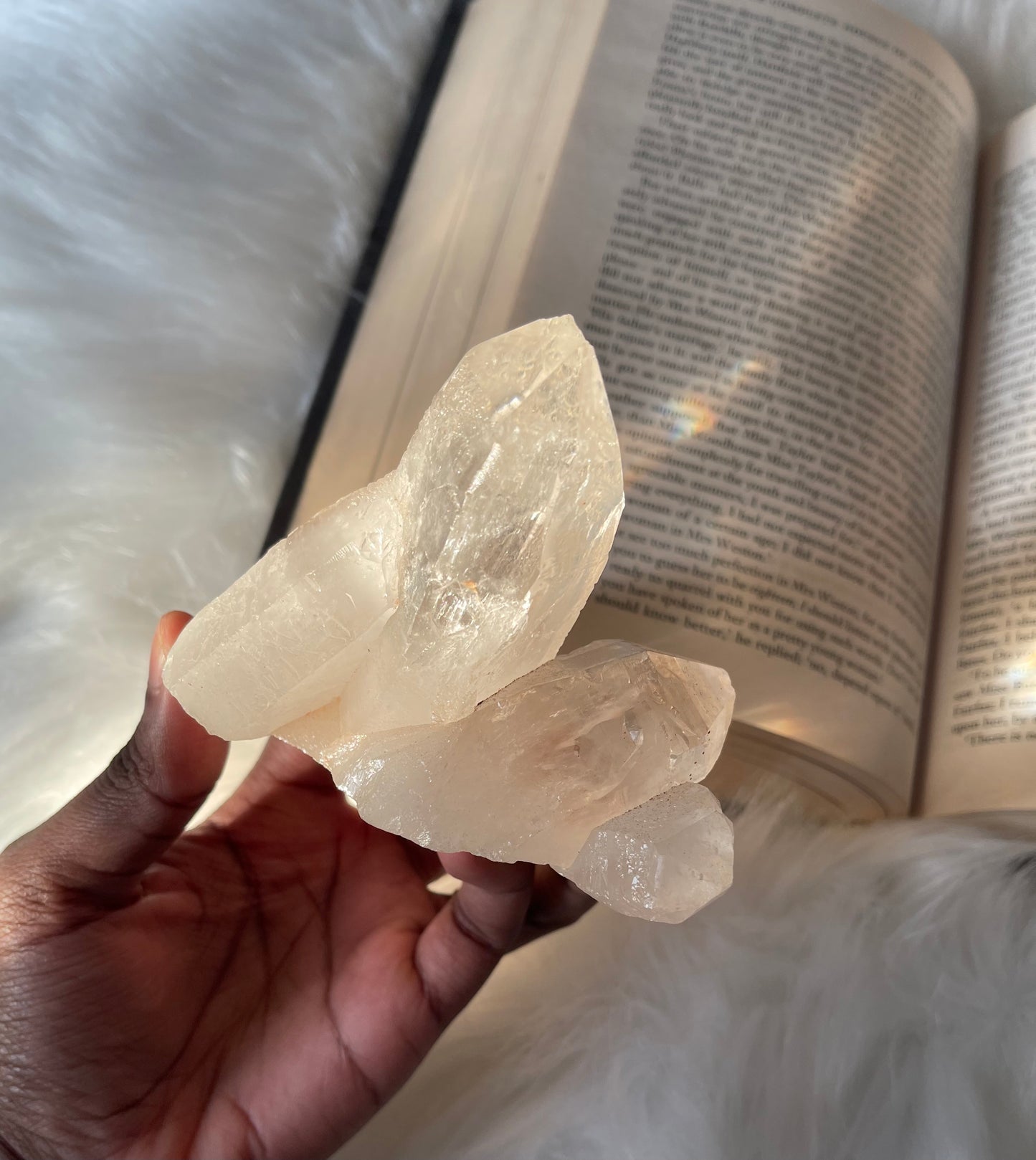 Raw Clear Quartz cluster