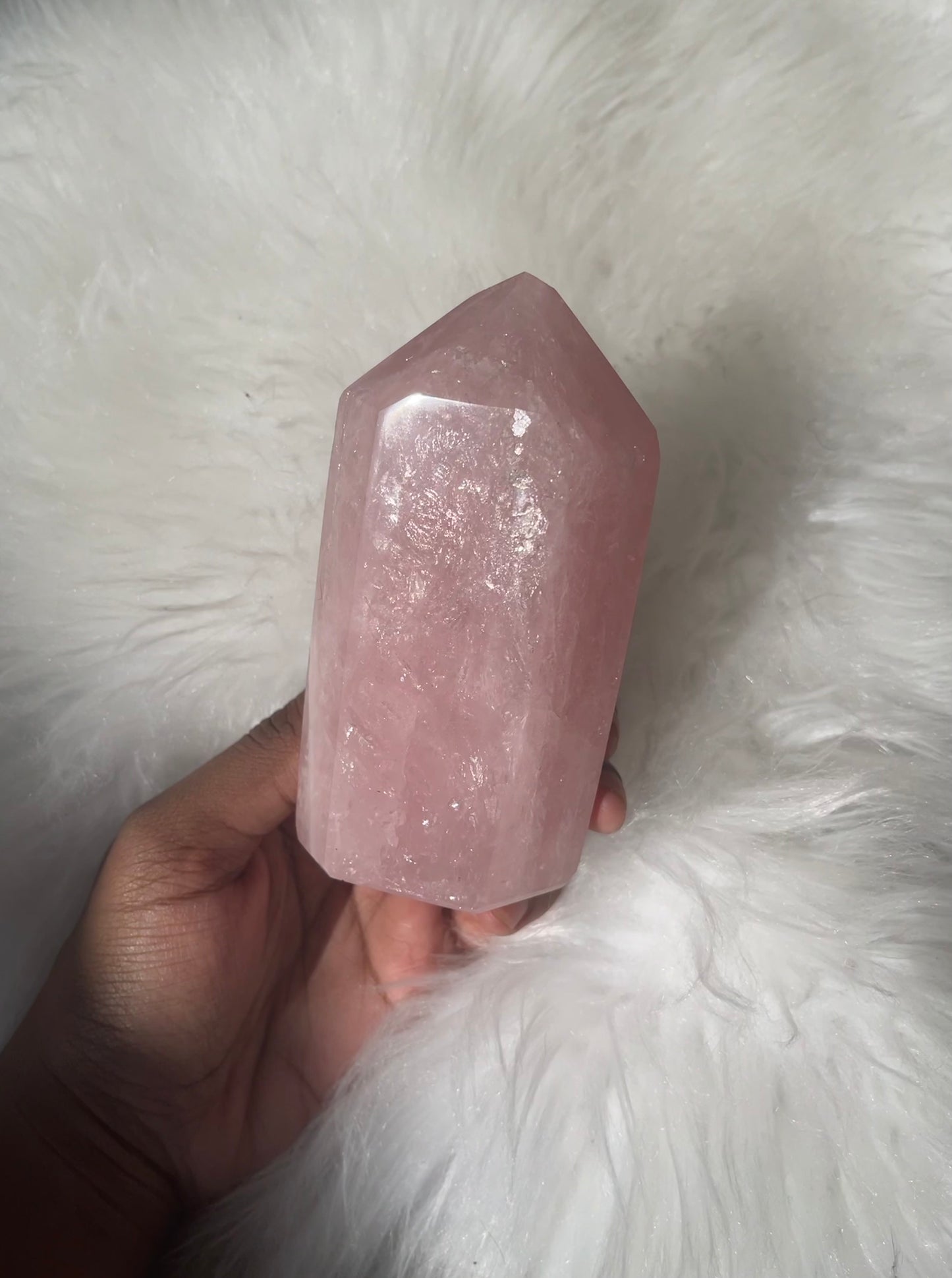 Rose Quartz point