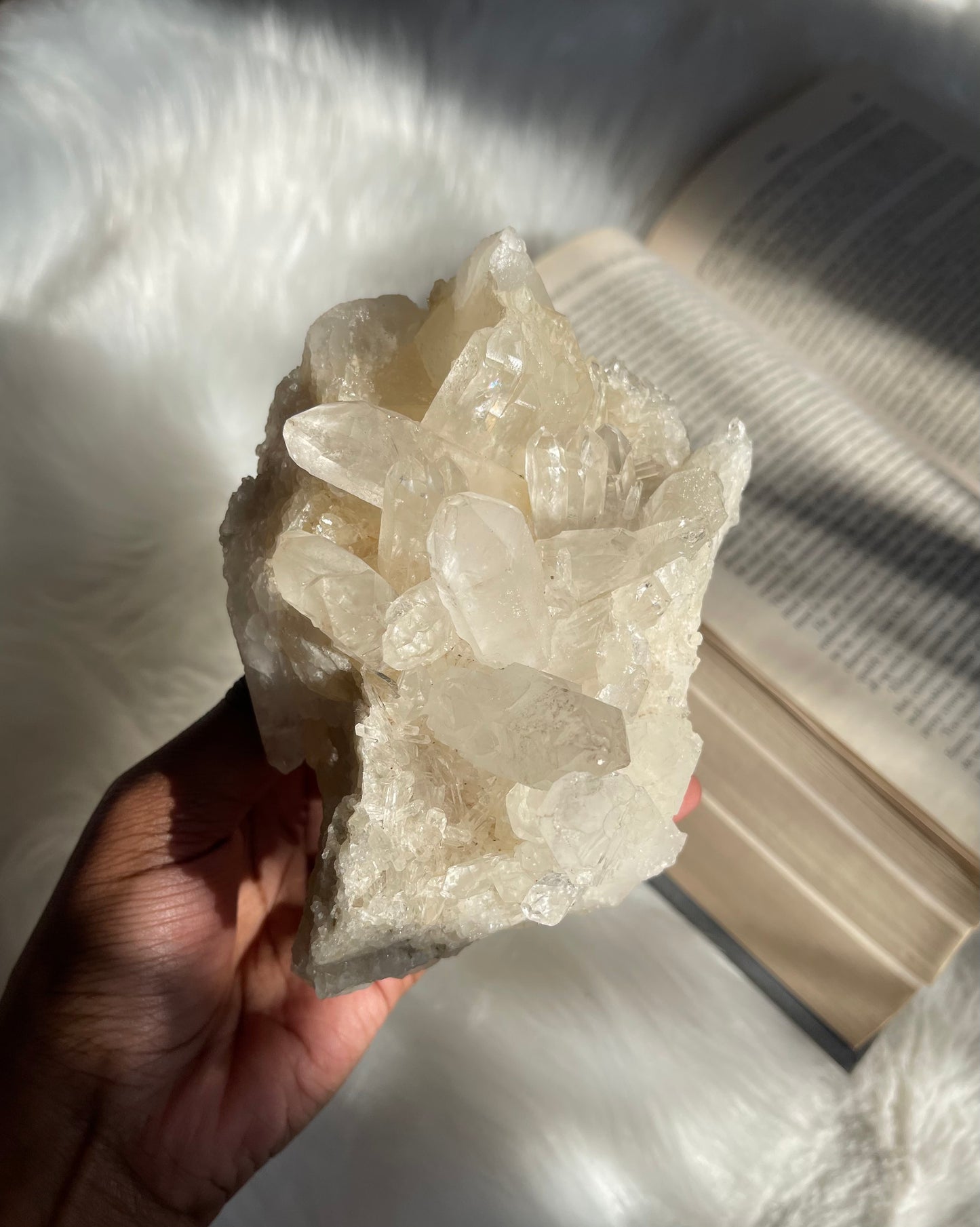 Raw Clear Quartz cluster
