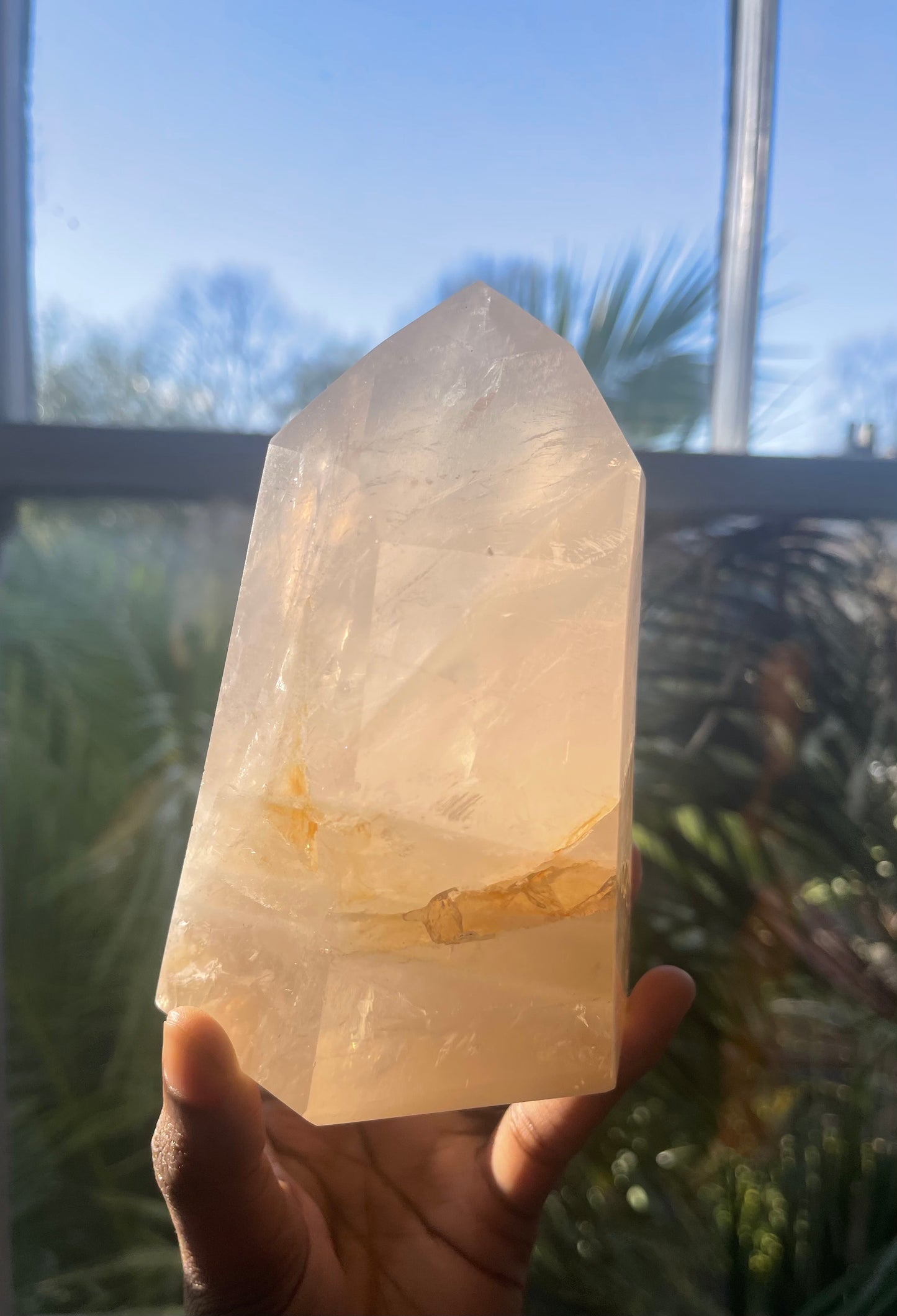 Girasol Quartz point
