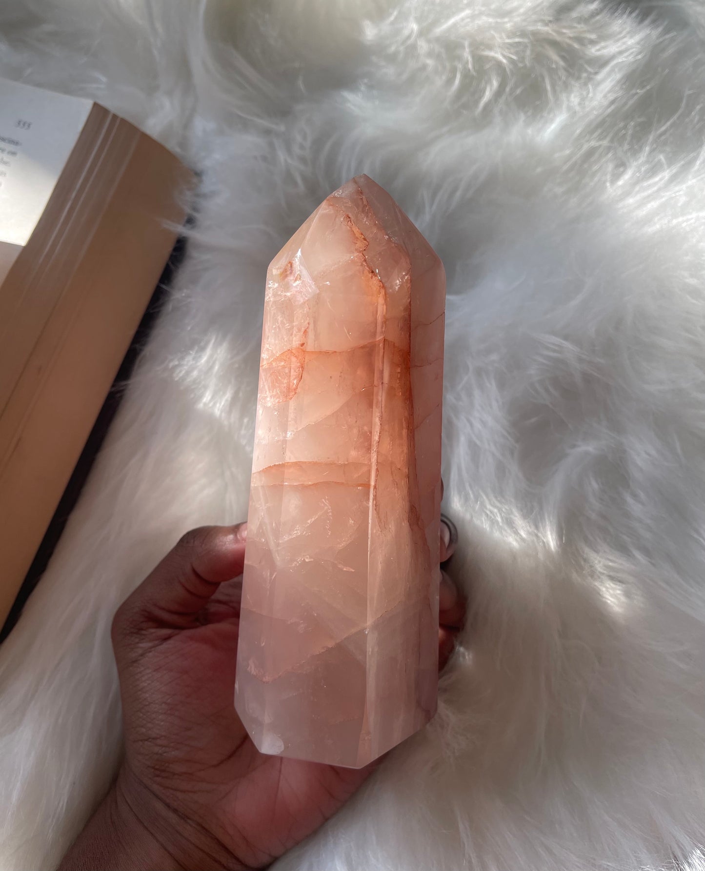 Hematoid Quartz point
