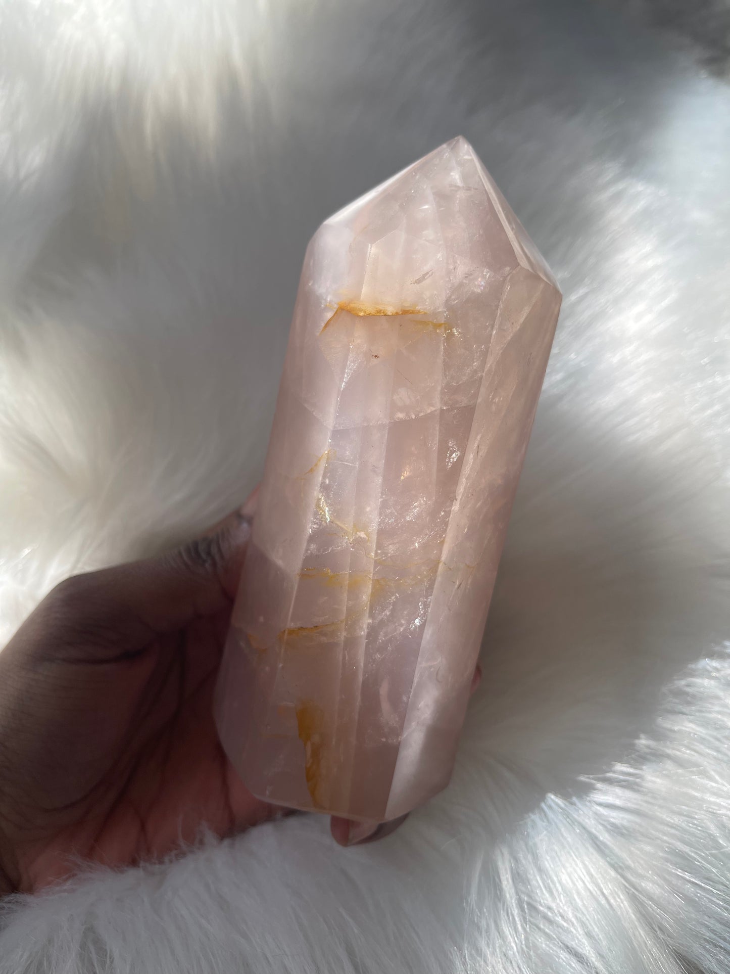 Rose Quartz point