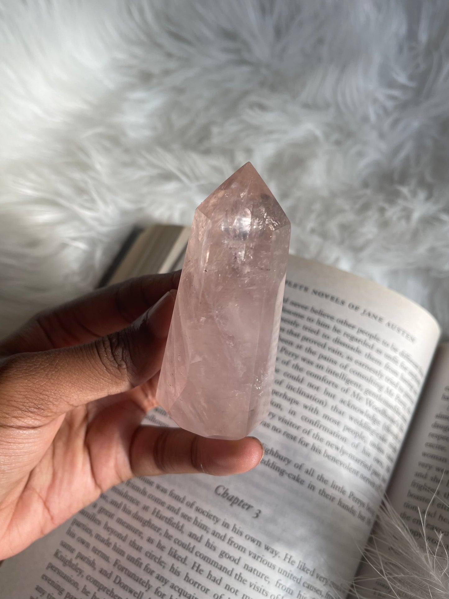 Rose Quartz point