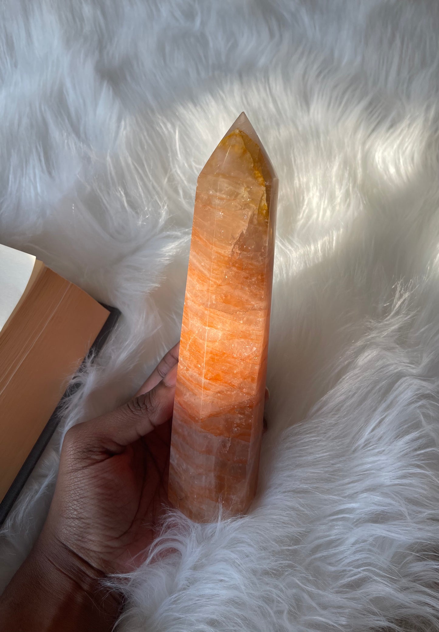 Hematoid Quartz Point
