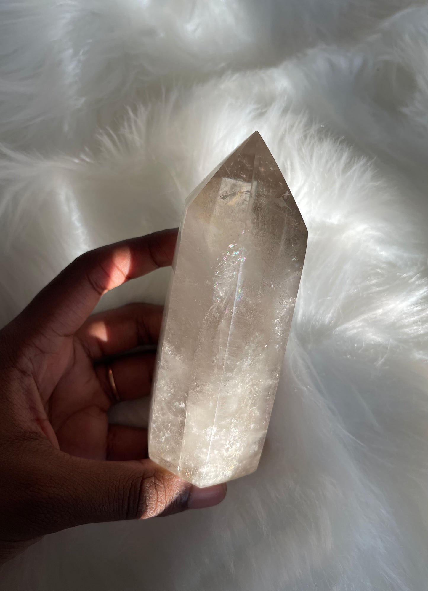 Clear Quartz point (Optic Quartz)