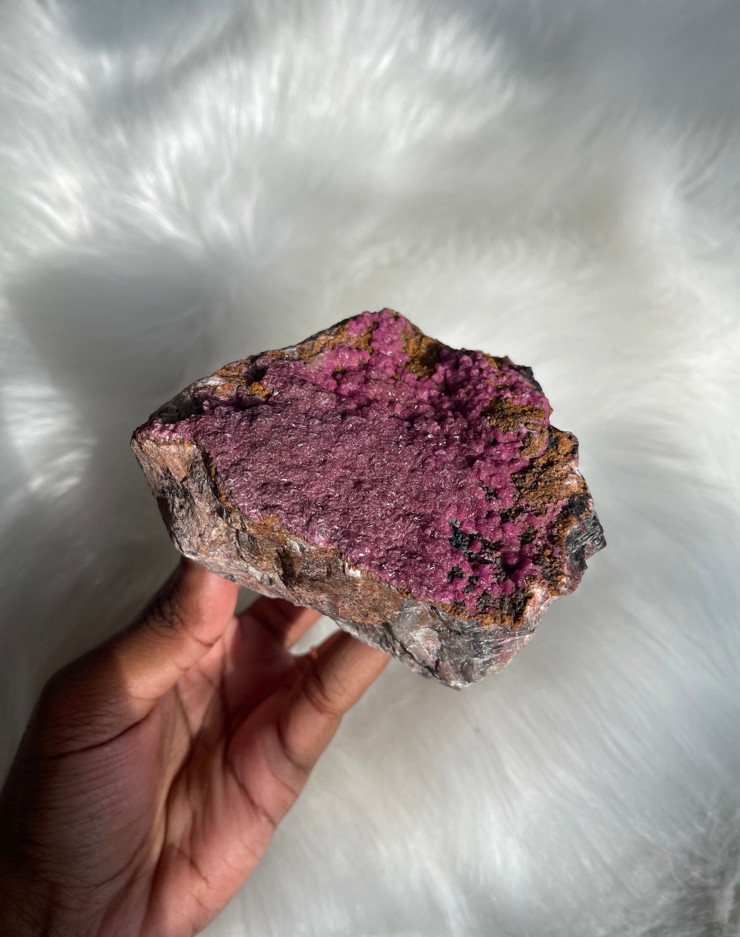 Pink Cobaltoan dolomite