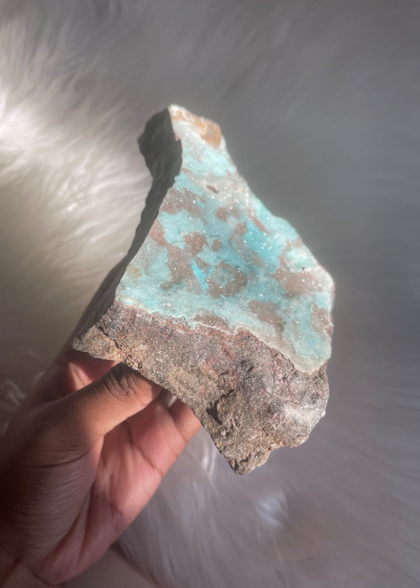 Chrysocolla druzy