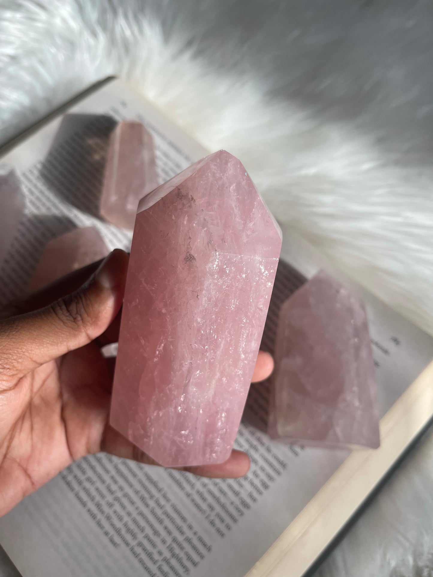 Rose Quartz point
