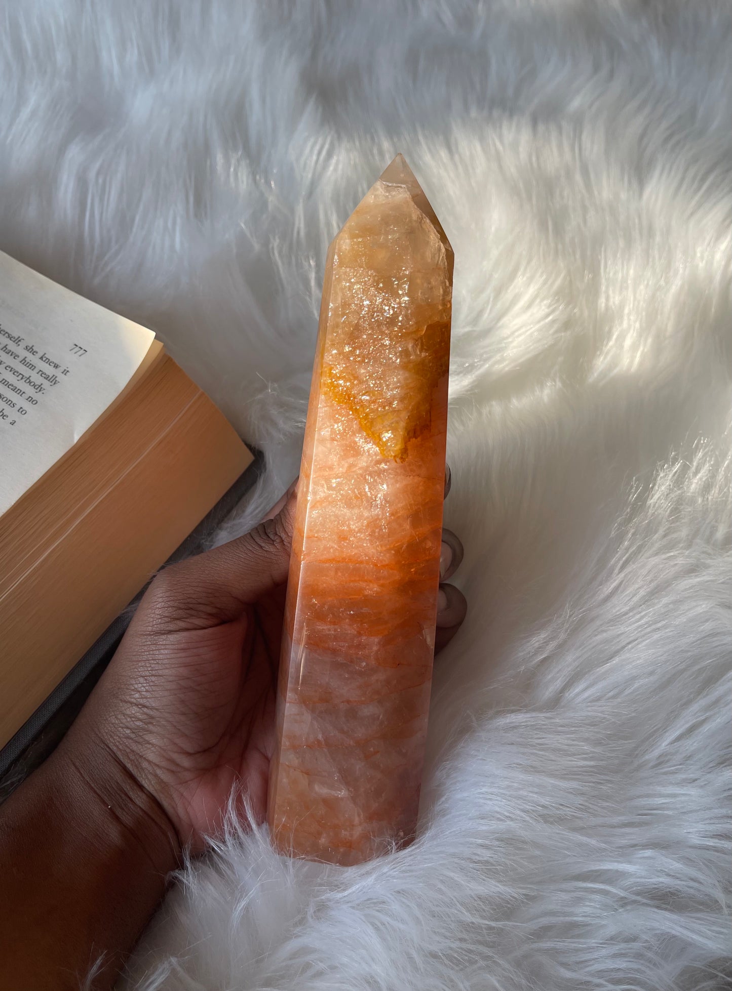 Hematoid Quartz Point