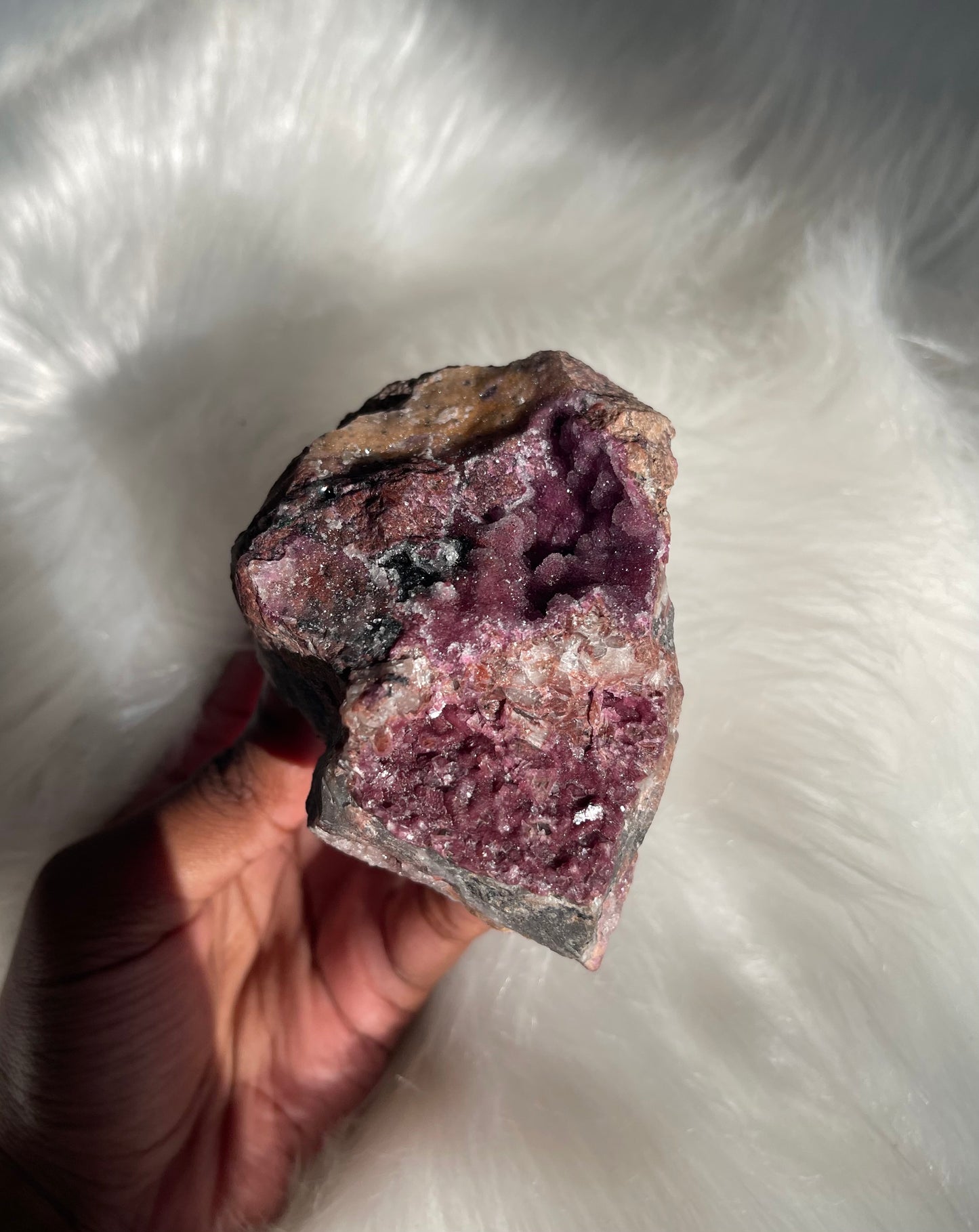 Pink Cobaltoan dolomite