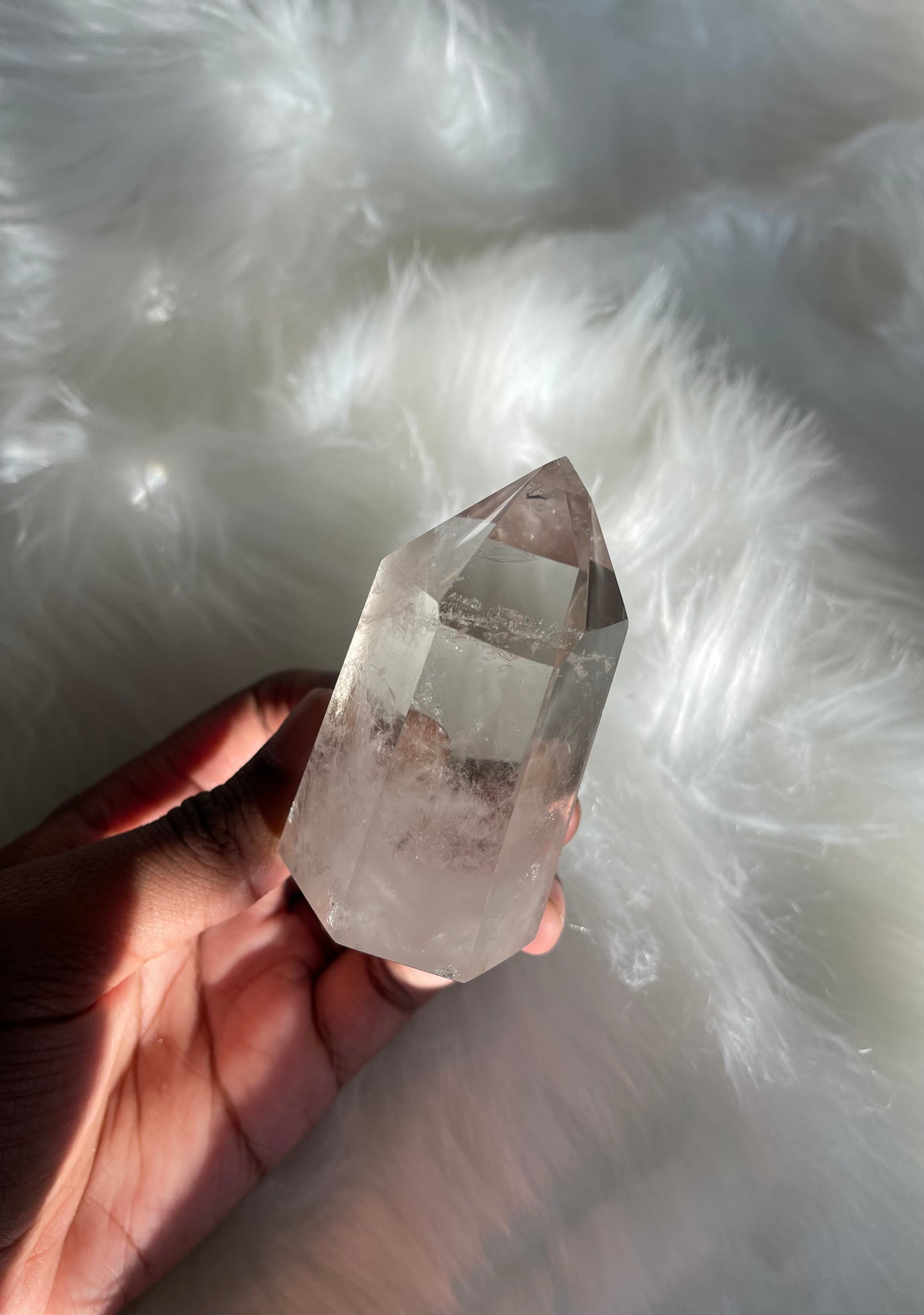 Clear Quartz point (Optic Quartz)