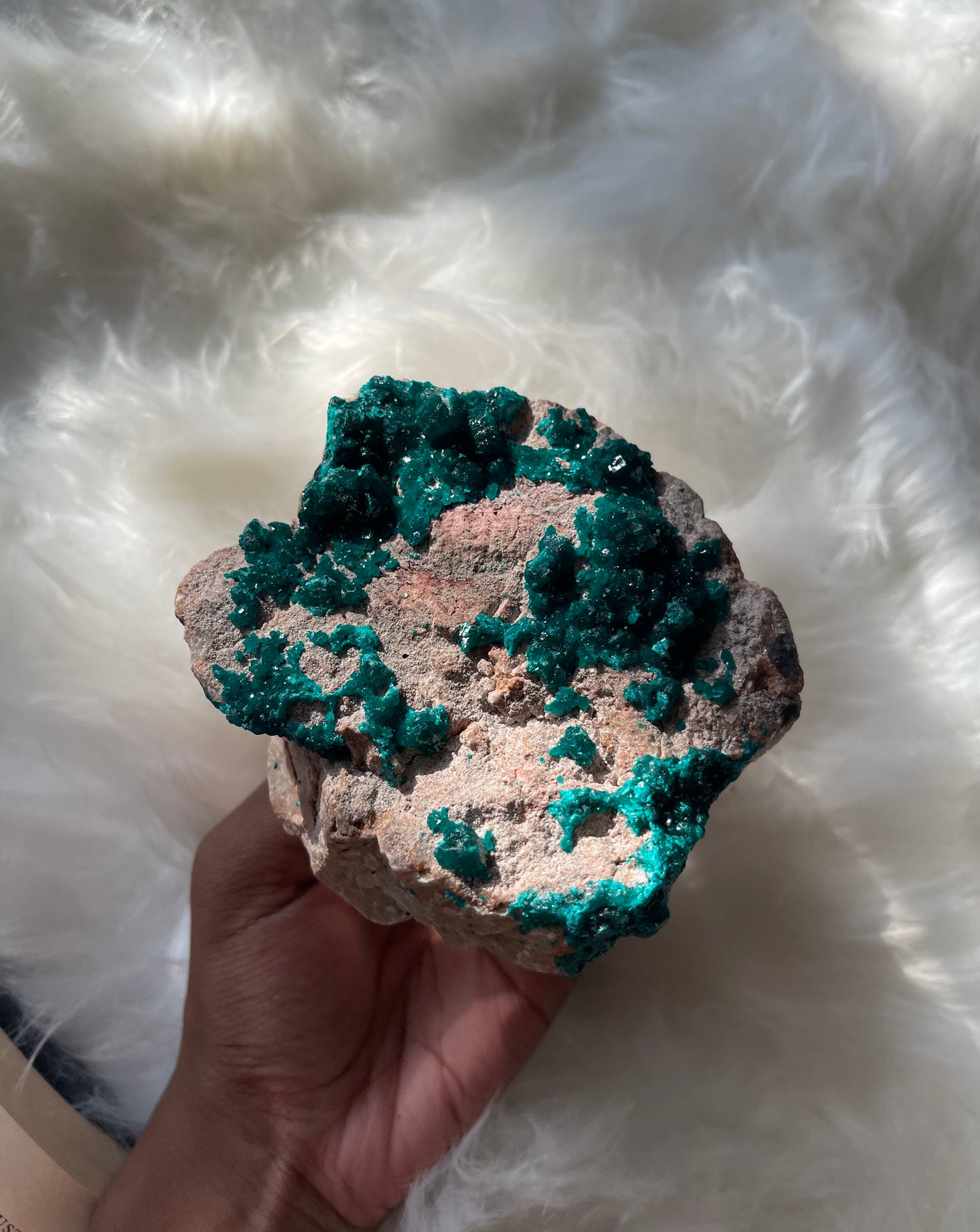 Dioptase - display piece