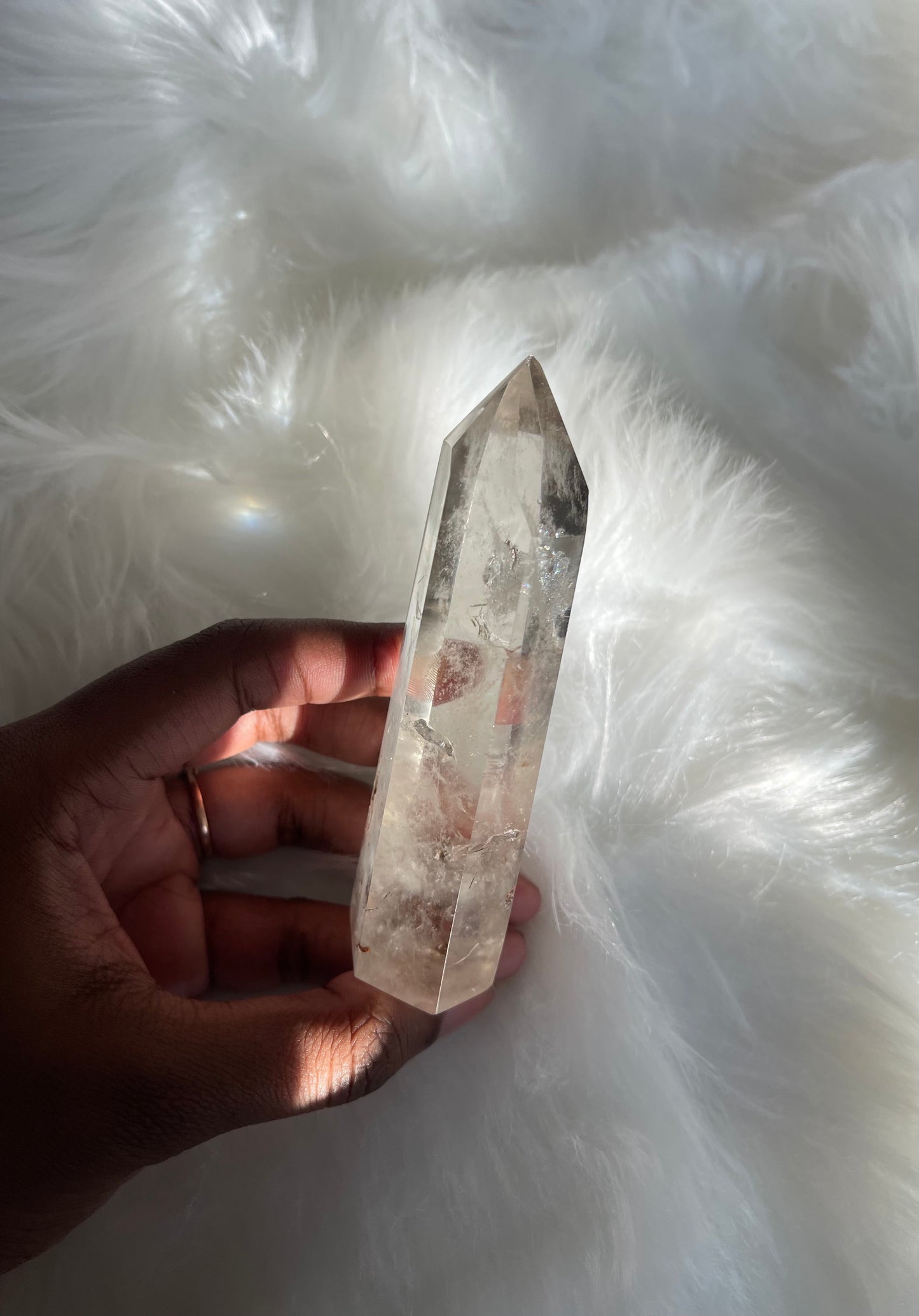 Clear Quartz point (Optic Quartz)