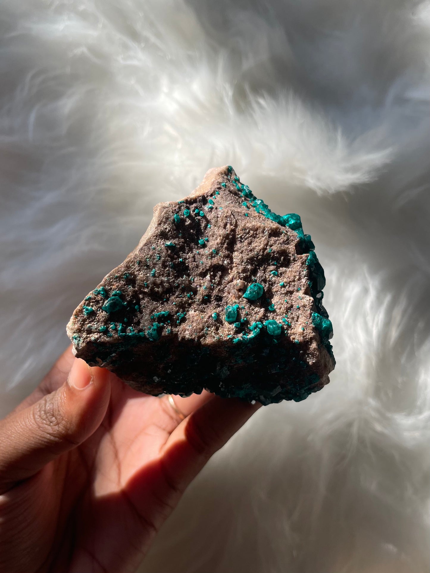 Dioptase - display piece