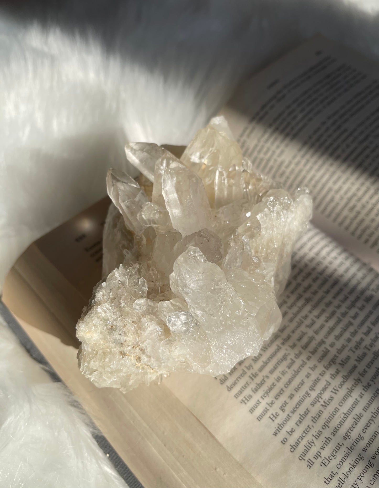 Raw Clear Quartz cluster
