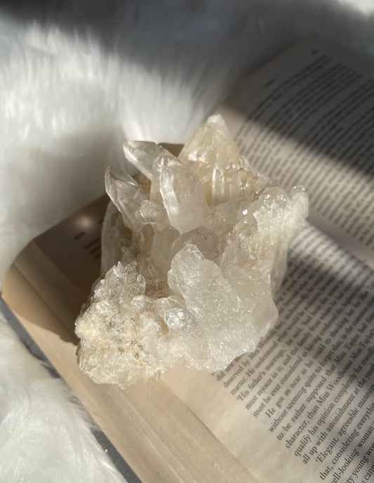 Raw Clear Quartz cluster