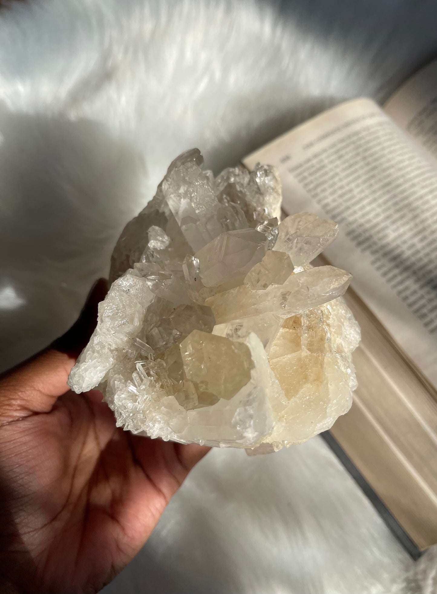 Raw Clear Quartz cluster